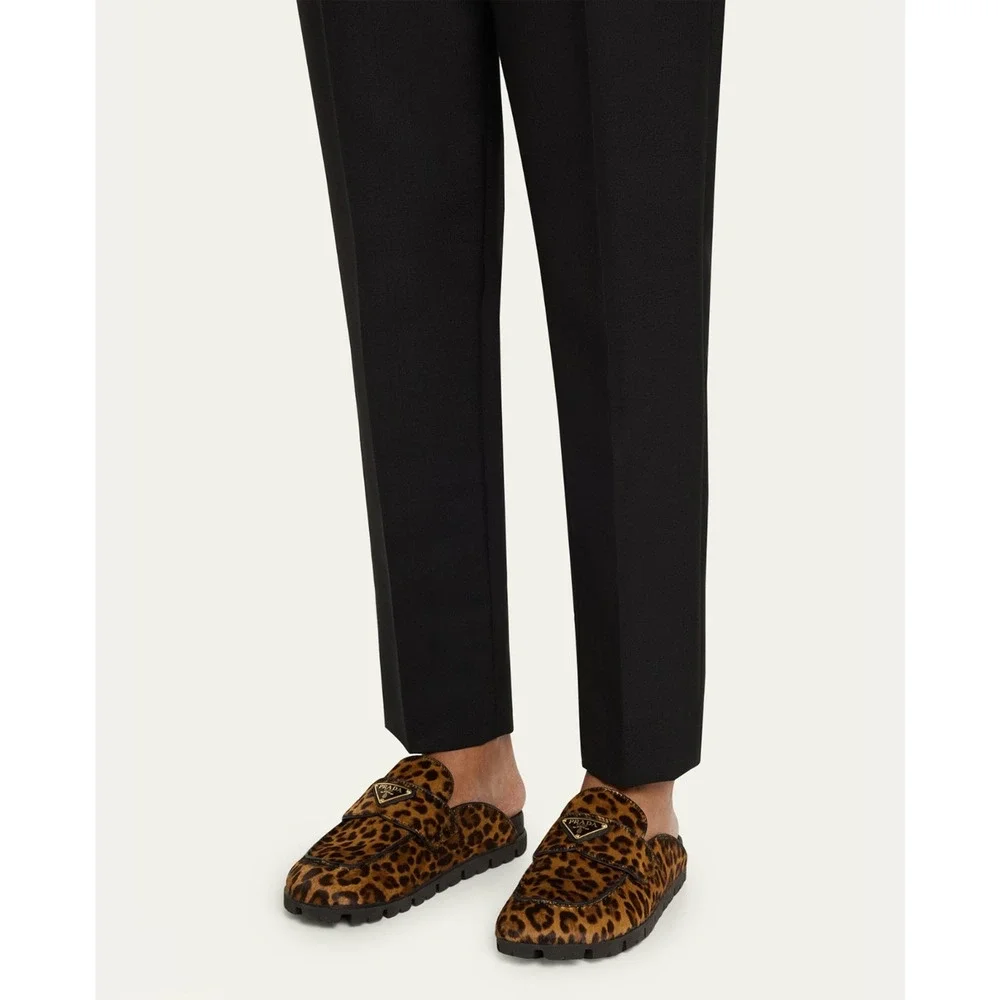 Prada leopard pony